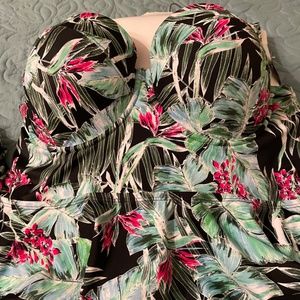 2 piece Torrid tropical print swimsuit